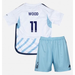 Nottingham Forest Chris Wood #11 Udebanesæt Børn 2023-24 Kort ærmer (+ korte bukser)